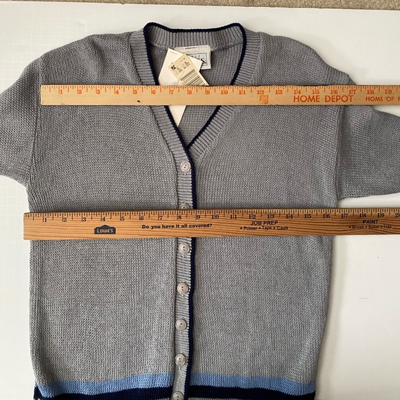 Vintage Basic Editions Youth Girls Sweater Cardigan size 7/8 NWT - Picture 3 of 10